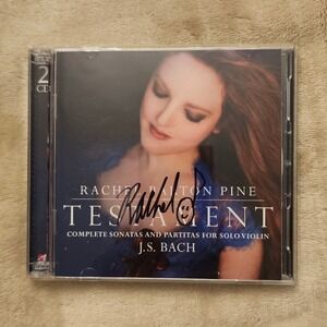 Rachel Barton Pine Testament J.S. Bach Signed 2-CD Set Sonatas Partitas AV2360